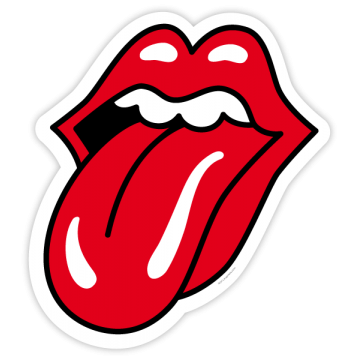 Tongue sticking out