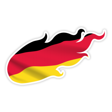 Zündende Flagge DE