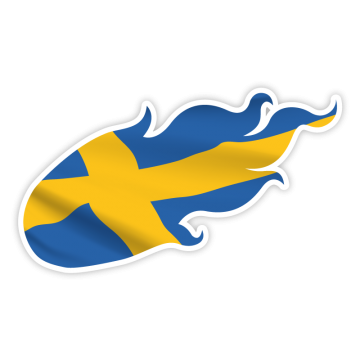 Flaming Flag SWE